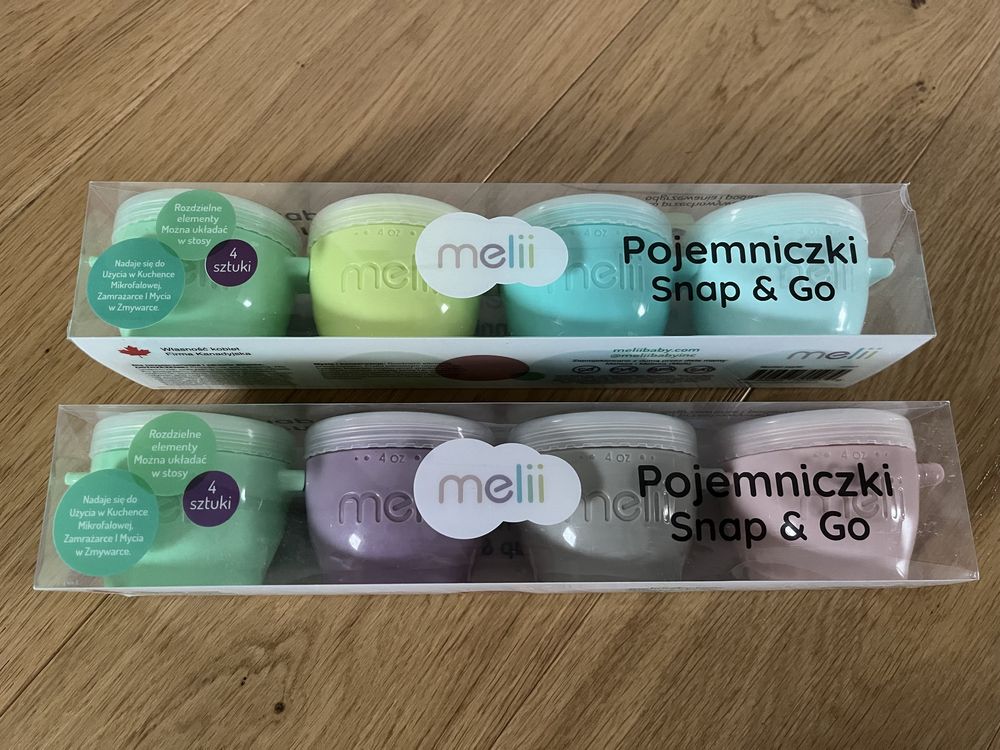 Zestaw pojemników 4x118 ml Melii