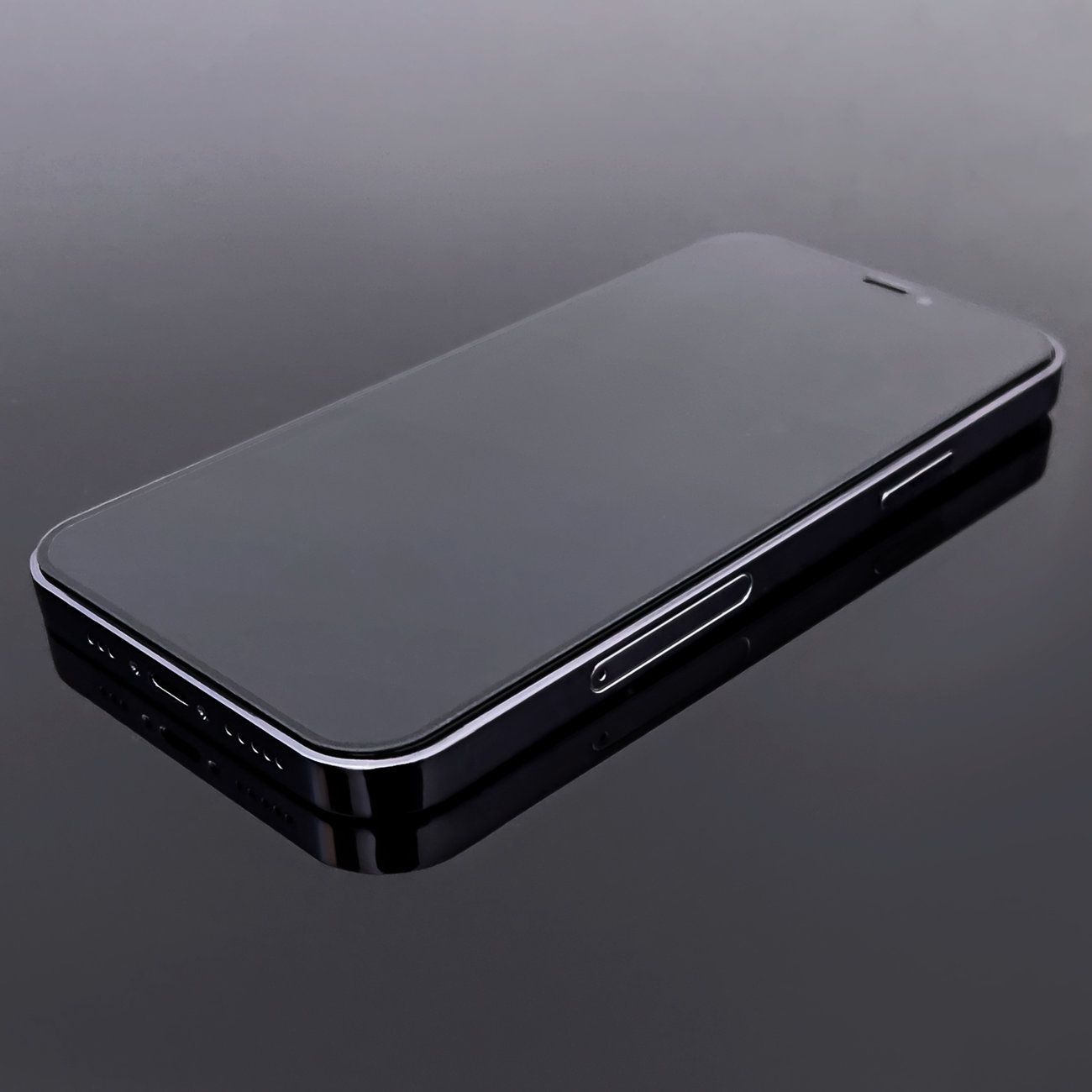 szkło hartowane na cały ekran z ramką do iphone 15 czarne