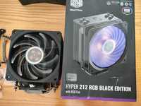 Кулер куллер amd intel Cooler master hyper 212 rgb black edition