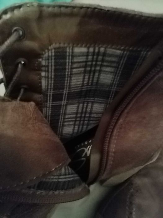 Botki damskie przejściowe zamszowe 39