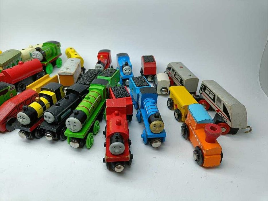 Drewniane Pociągi wagony parowozy Tomek i Przyjaciele na mages 159 zł