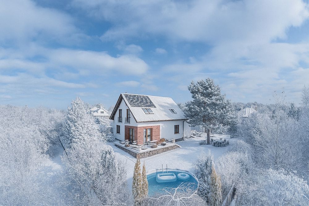 MEGA DOM 10 osób | Ferie Narty Bałtów JuraPark | Kino Kominek Ognisko