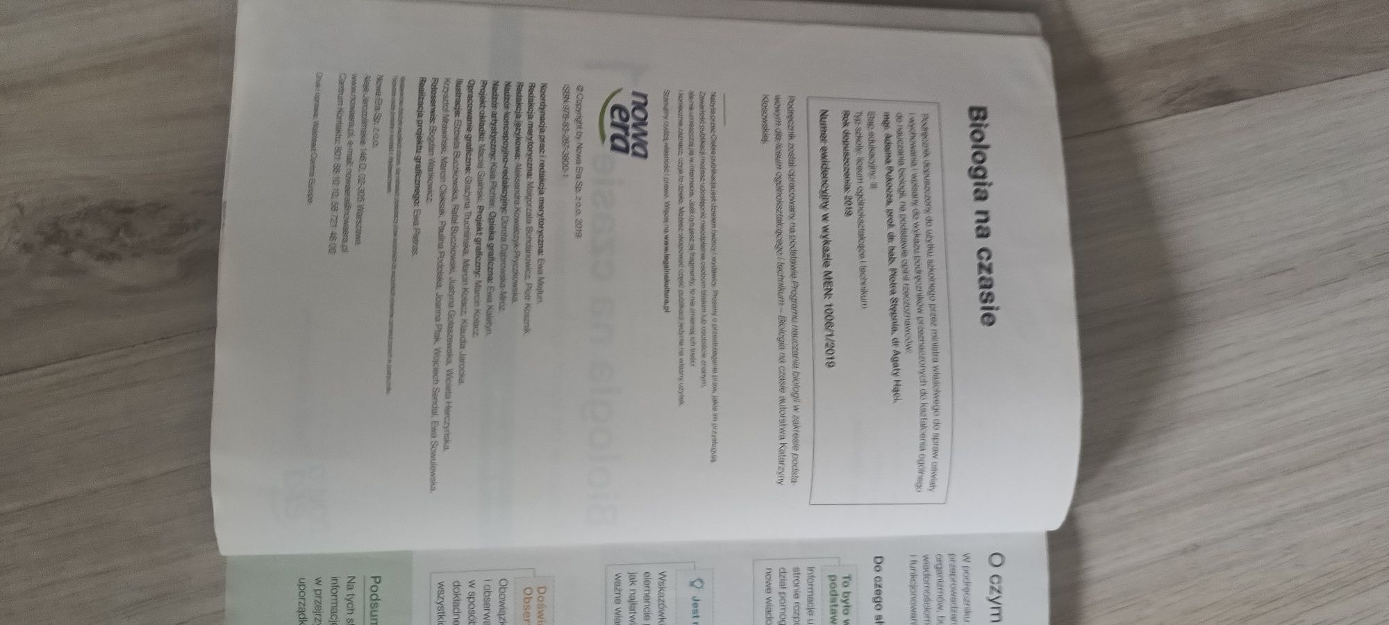 Biologia na czasie 1