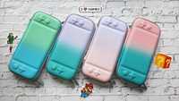 Чехол / Чохол Кейс для Nintendo Switch Свич OLED Градиент + Стекло