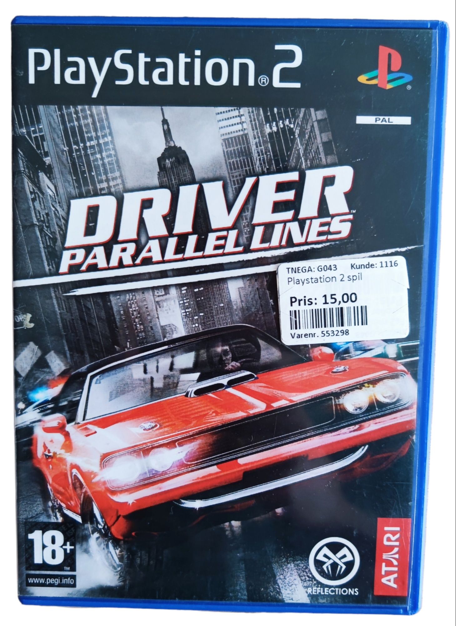 Driver: Parallel Lines PlayStation 2 PS2