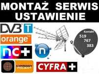 Ustawienie, montaż, serwis, naprawa anten SATelitarnych i TV naziemnej