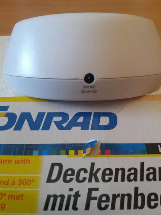 Alarme de teto 360º com controle remoto