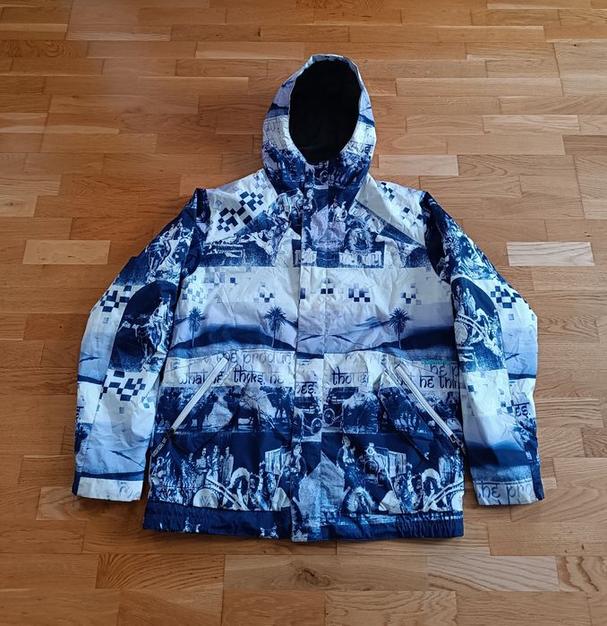 Kurtka Burton The Wbite Collection Dryride Snowboardowa Zimowa XL