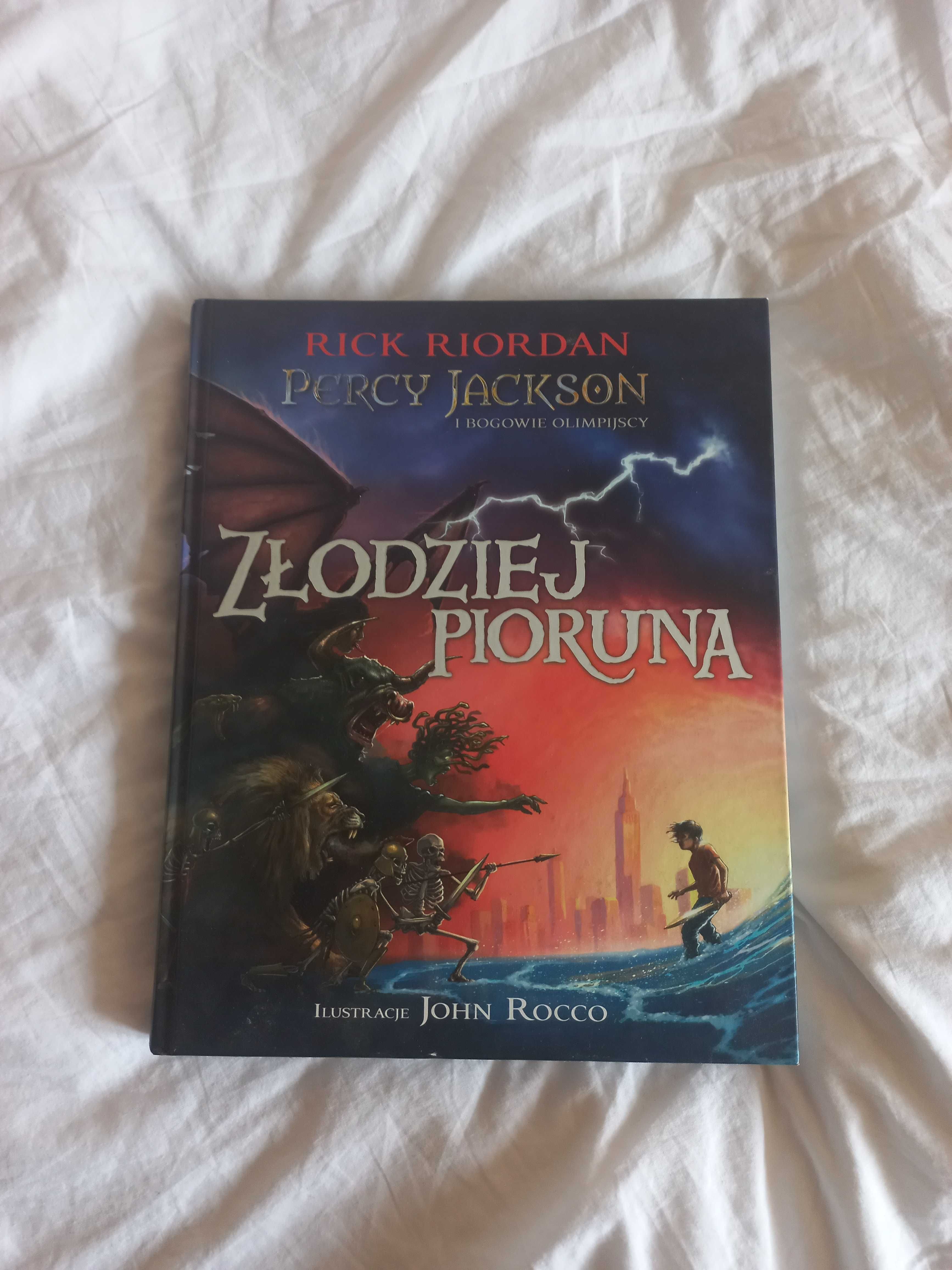 Percy Jackson i złodziej pioruna- wydanie ilustrowanie