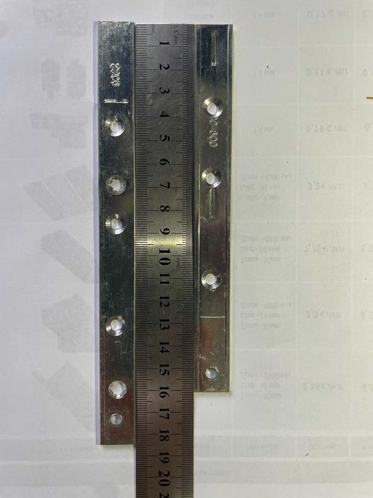 Змійка для монтажа. Металева пластина 70мм, 160мм, 180мм