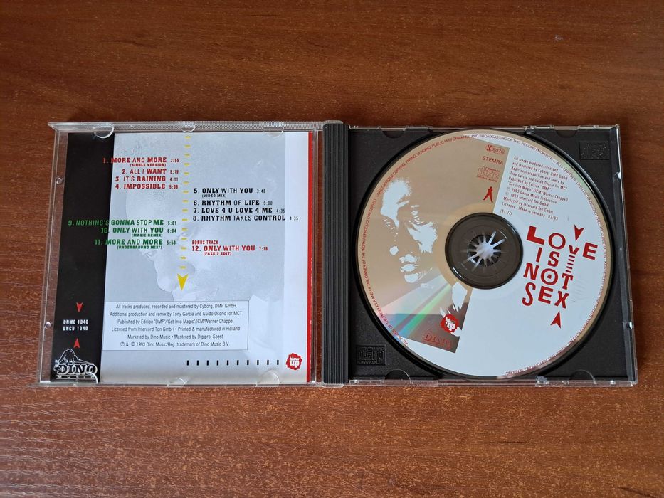 CD Captain Hollywood Project - Love Is Not Sex