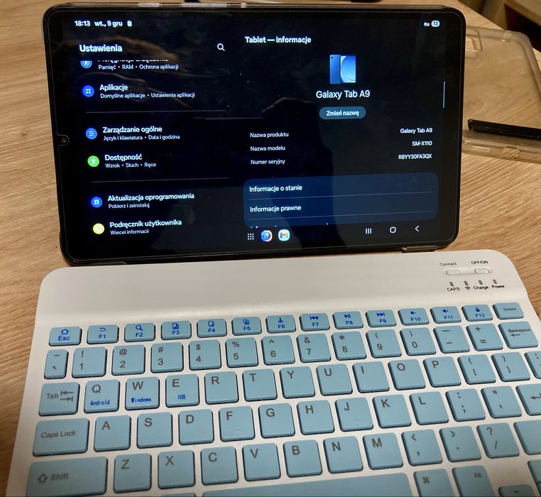 Samsung galaxy tab a9 | 8GB RAM | 128 GB cena nowego 950 zł OKAZJA