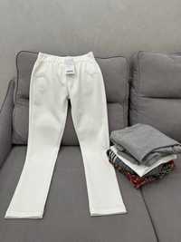 Білі штани на дівчинку 13-14 р зріст 164 см НОВІ + речі в подарунок