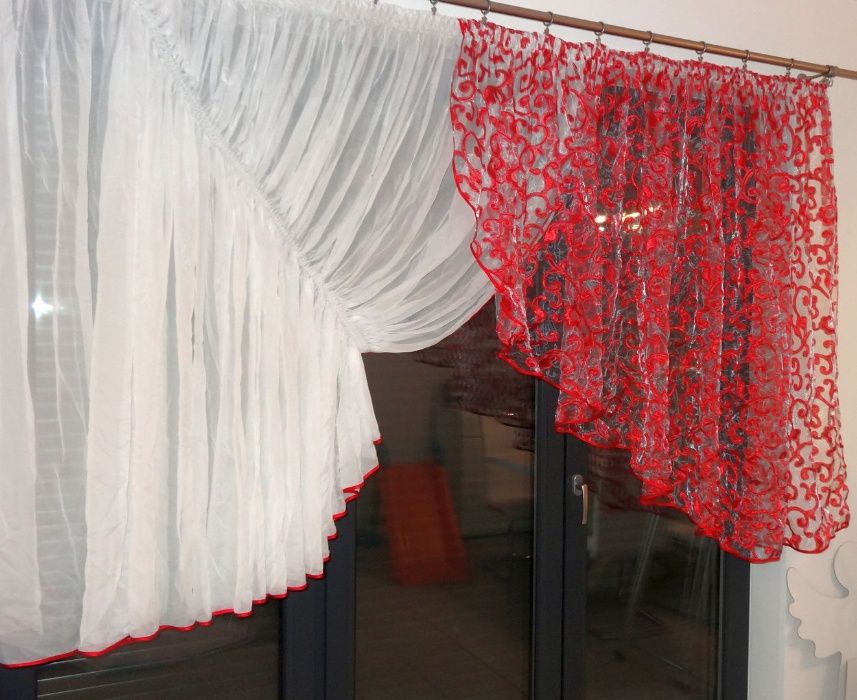NOWA firana 250-300 na 150 plus balkon 90-100 na 245