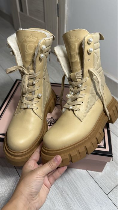 Чоботи шкіра helena soretti р 38