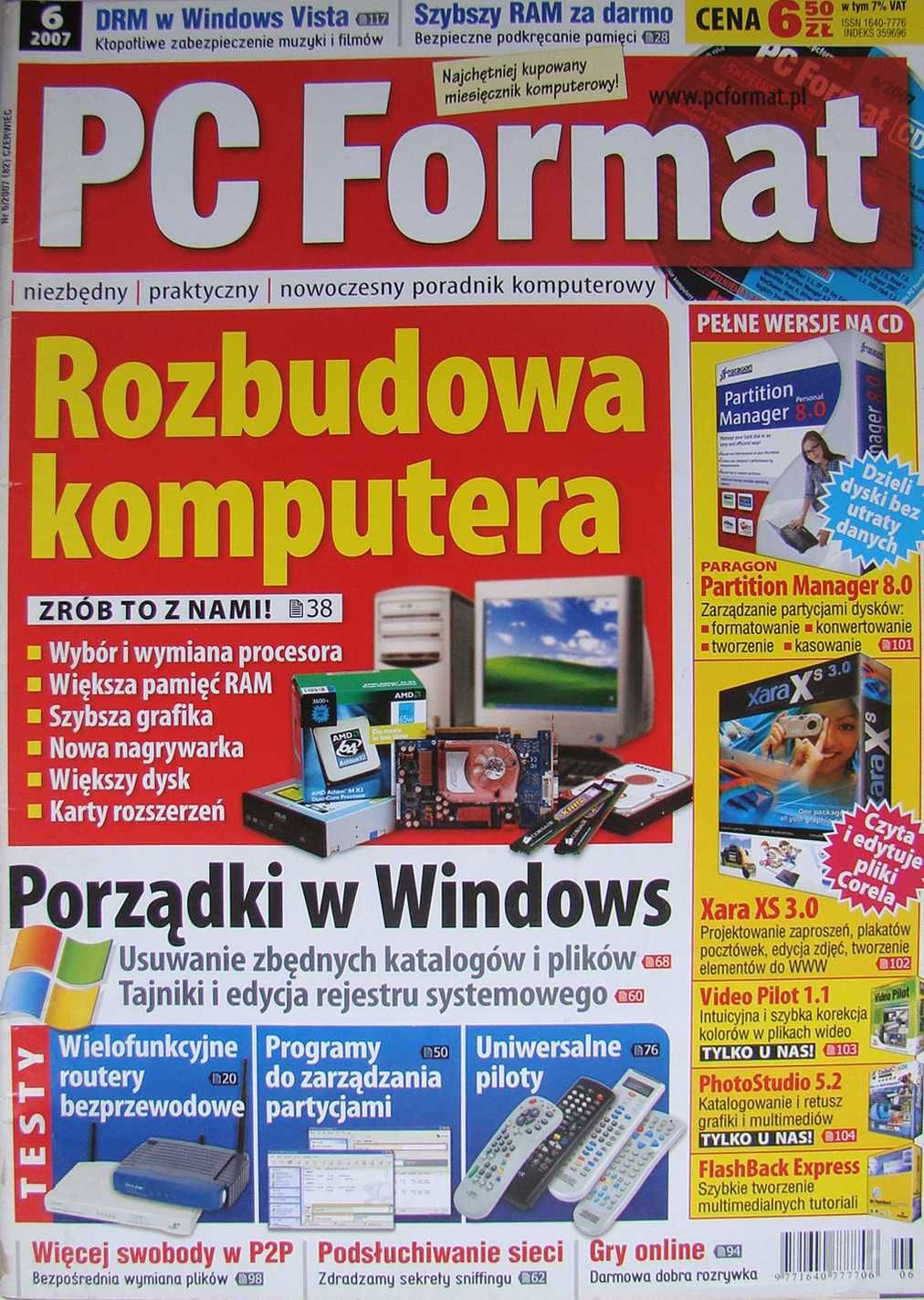 PC Format. Nr 1, 3-11. 2007. 10 egz. z dodatkami CD