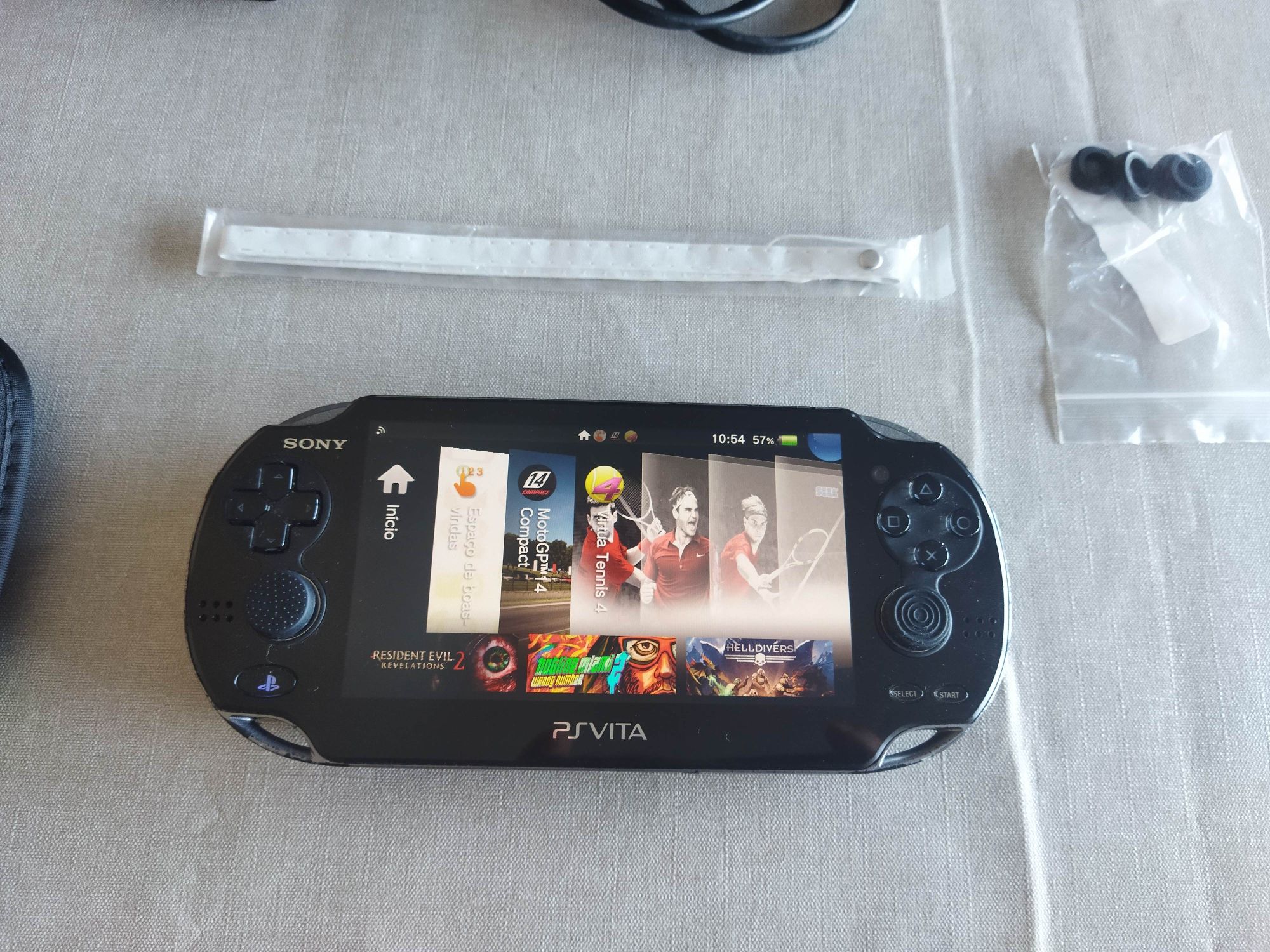 Consola Sony PS Vita Original, desbloqueada,com jogos acessórios, OLED