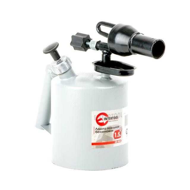 Лампа паяльная бензиновая 1.0 л, 1.5 л, 2.0 л. INTERTOOL GB-0031.