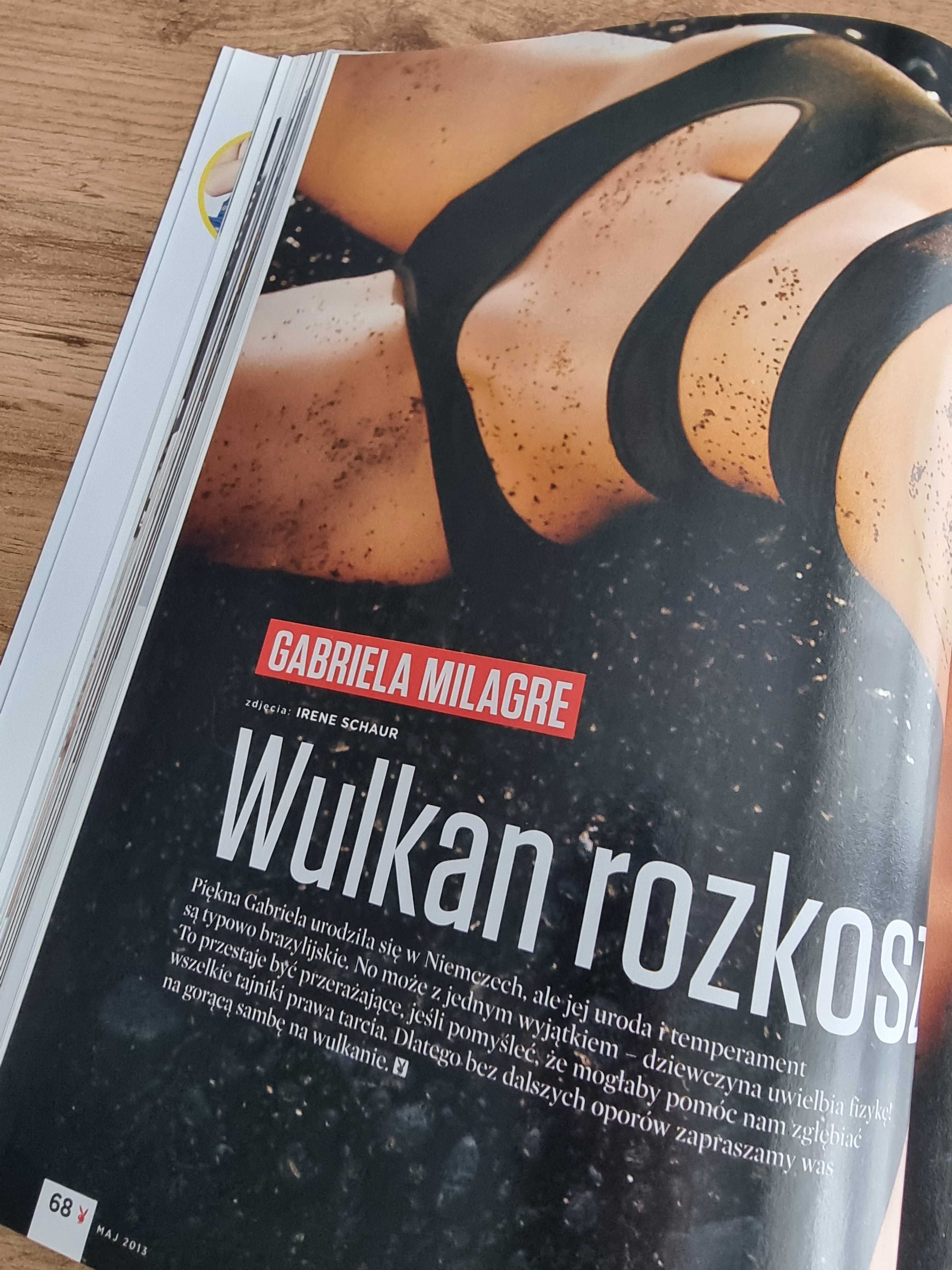 UNIKAT! Playboy 5/2013 Marta Wierzbicka, Gabriela Milagre, Wołoszański