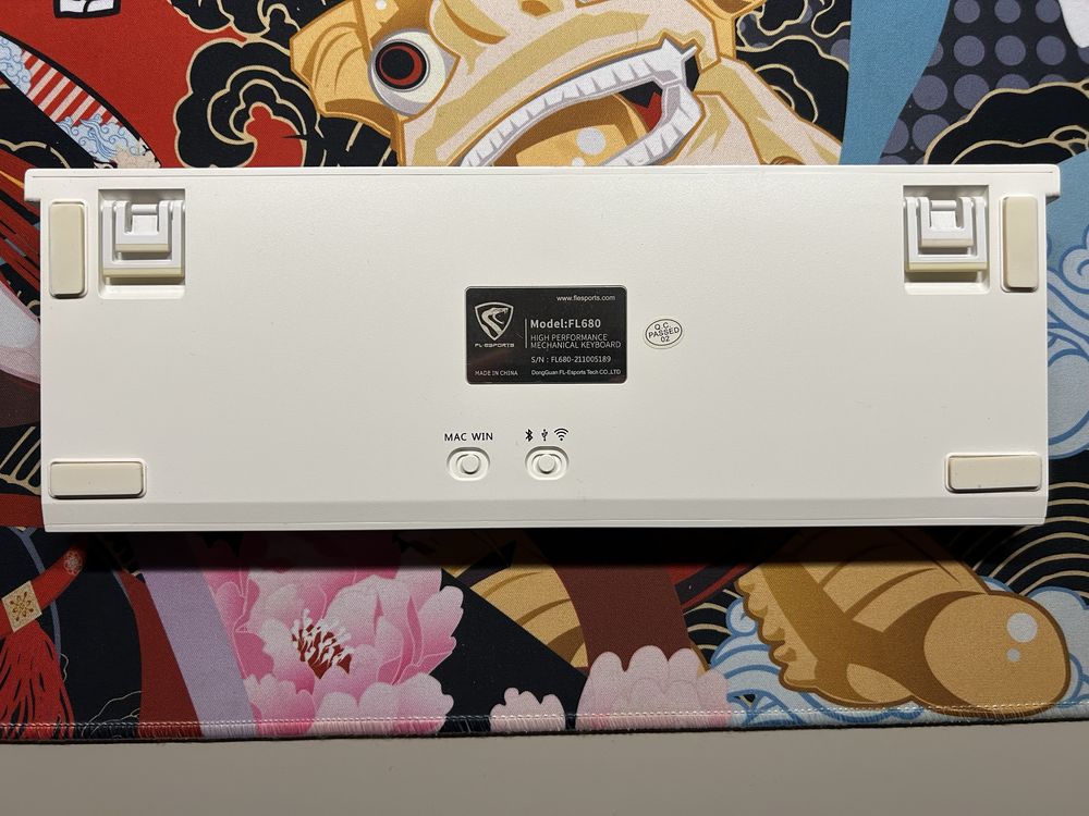 FL·Esports FL680 Gateron Silver – klawiatura mechaniczna z hot-swap