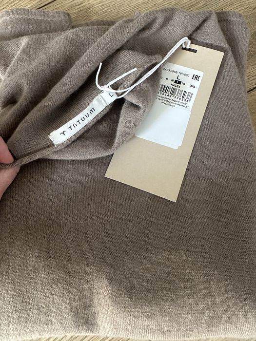 TATUUM Kolekcja Premium golf kaszmir i jedwab L Nowy