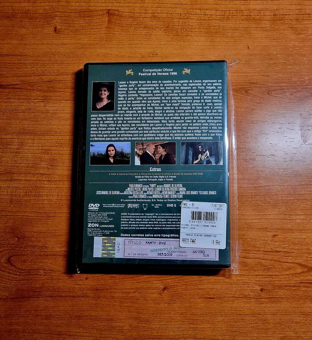 PARTY (Manoel de Oliveira/Irene Papas/Leonor Silveira/R Samora) NOVO
