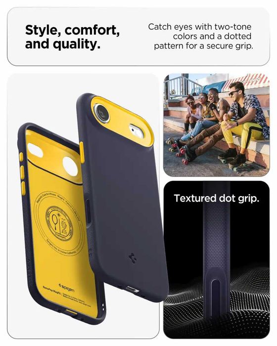 Чехол Spigen Nano Pop MagFit для iPhone Air Blueberry Navy