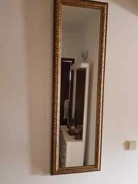 Espelho com moldura tons de cobre velho  medidas  130 cm de altura 40