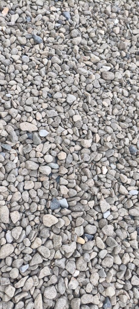 Seixo rolado cinza pedra.