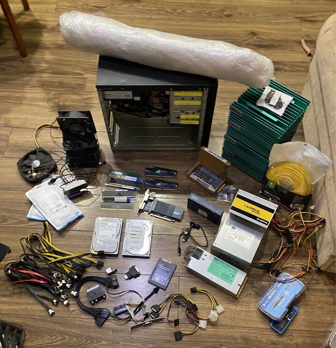 Оперативка озу Ddr 4 8 16 3 8gb hd бп ssd r45 m2 i3  asic vga 710