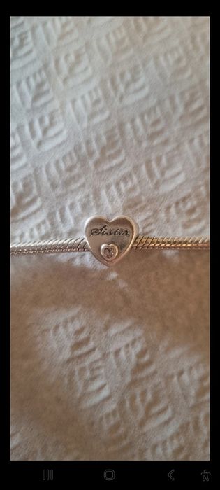 Conta coração irmã - Pandora