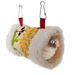 Cama tenda, suspensa para ave, agapornis, periquito, hamster, animais