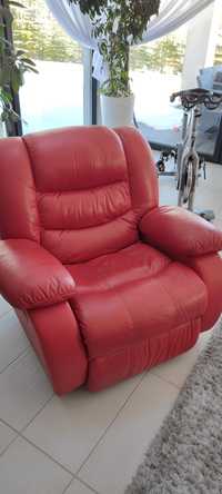 Zestaw wypoczynkowy skórzany  sofa fotele