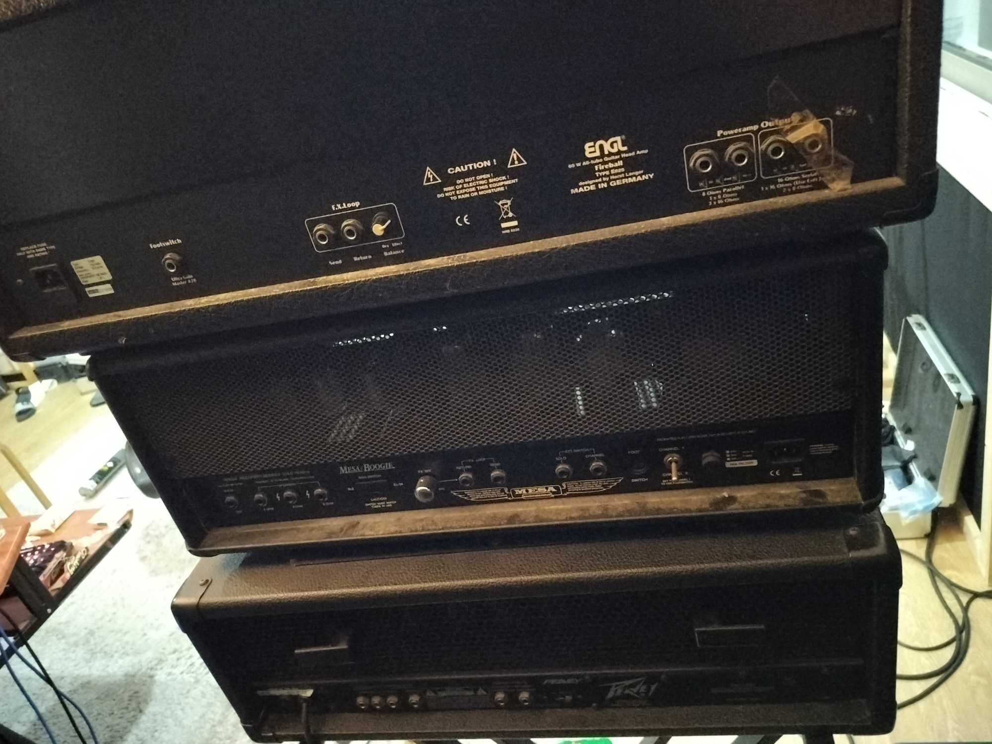 Peavey 6505, Mesa Boogie Single Rec, Engl Fireball 60w