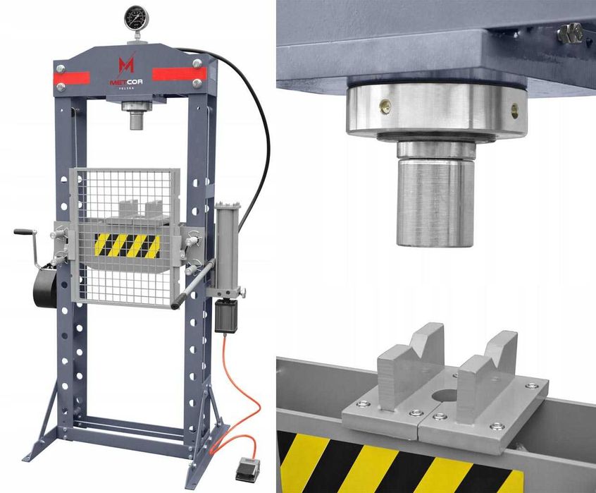 Prasa Hydrauliczna Pneumatyczna Warsztatowa Metcor 30T
