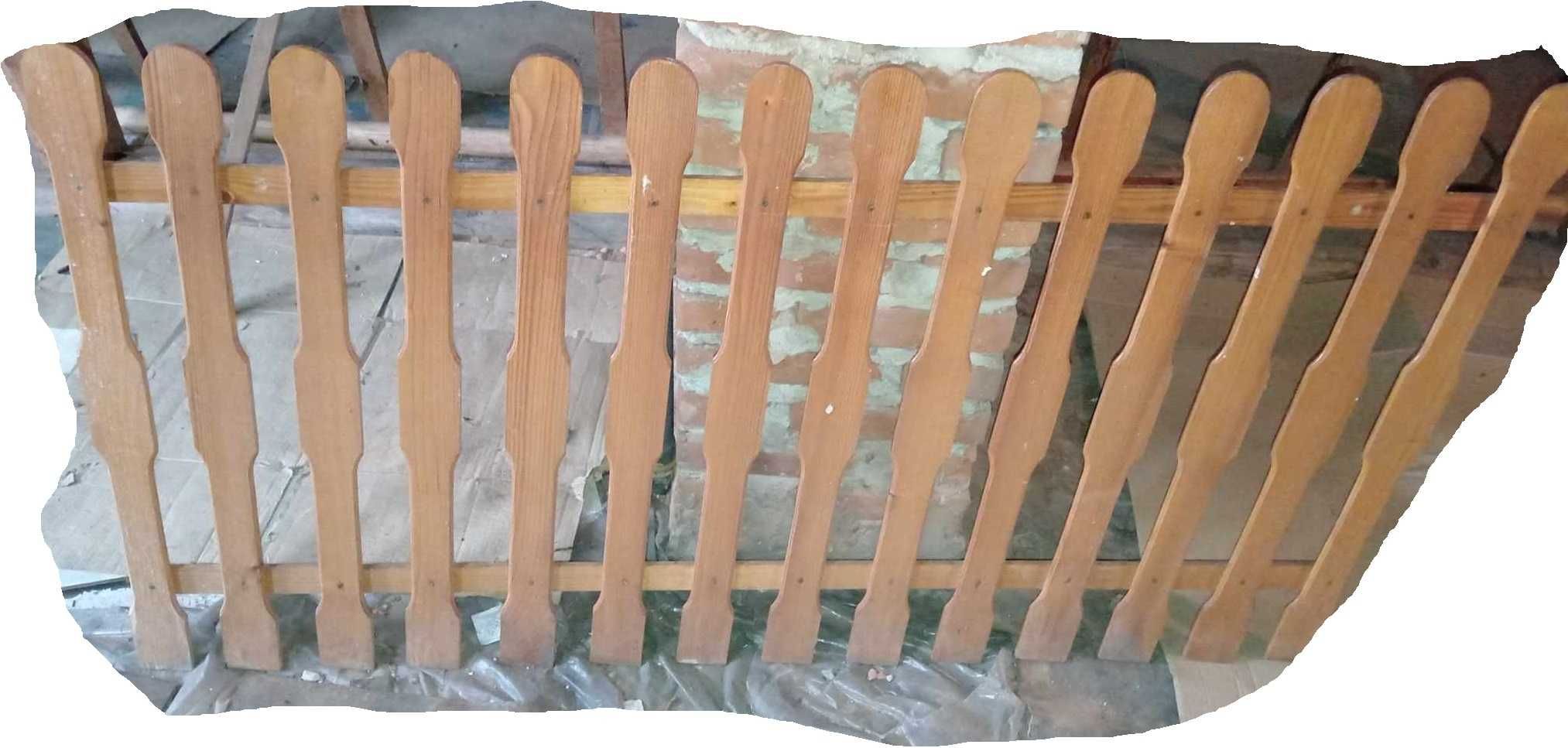 Płotek ochronny dla dzieci drewniany 150x80cm mało używany