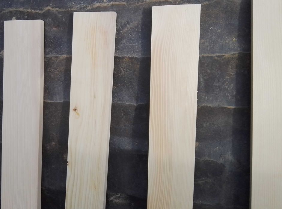 100 cm Sztacheta heblowana, naturalne drewno