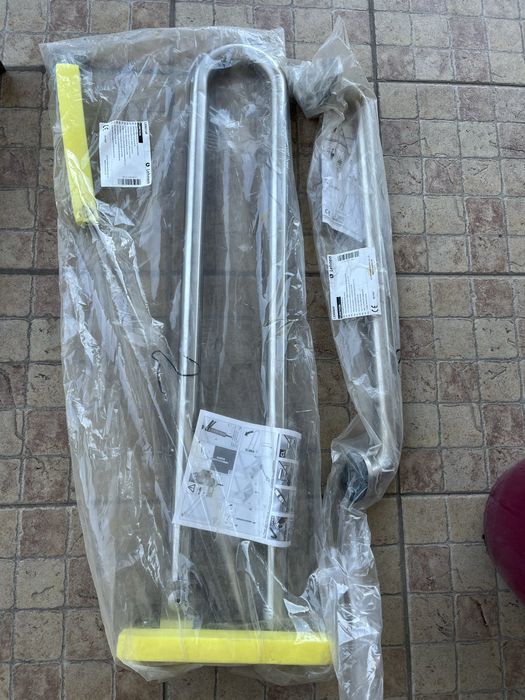 Поручні інвалідні з нержавійки.