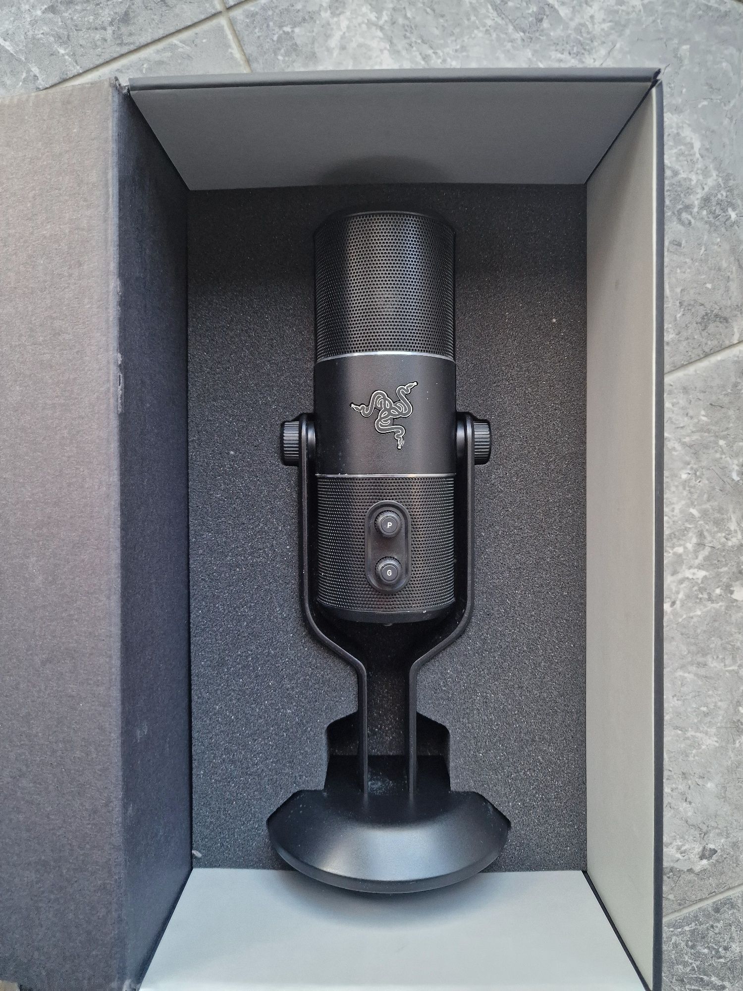 Mikrofon Razer Seiren Pro XLR USB Mikrofon pojemnościowy gamingowy