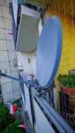 Antena satelitarna z konwerterem