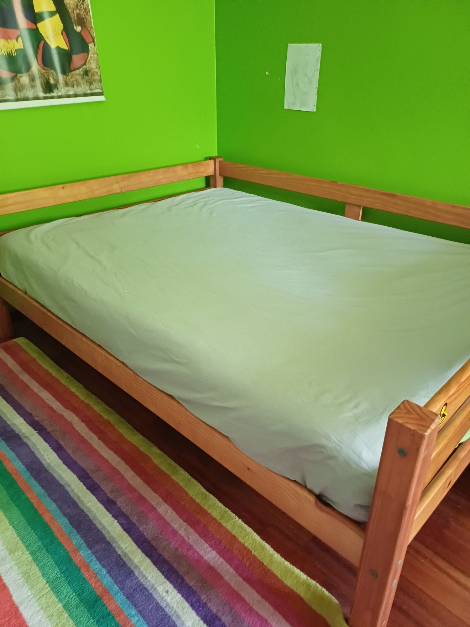 Cama madeira pinho mel