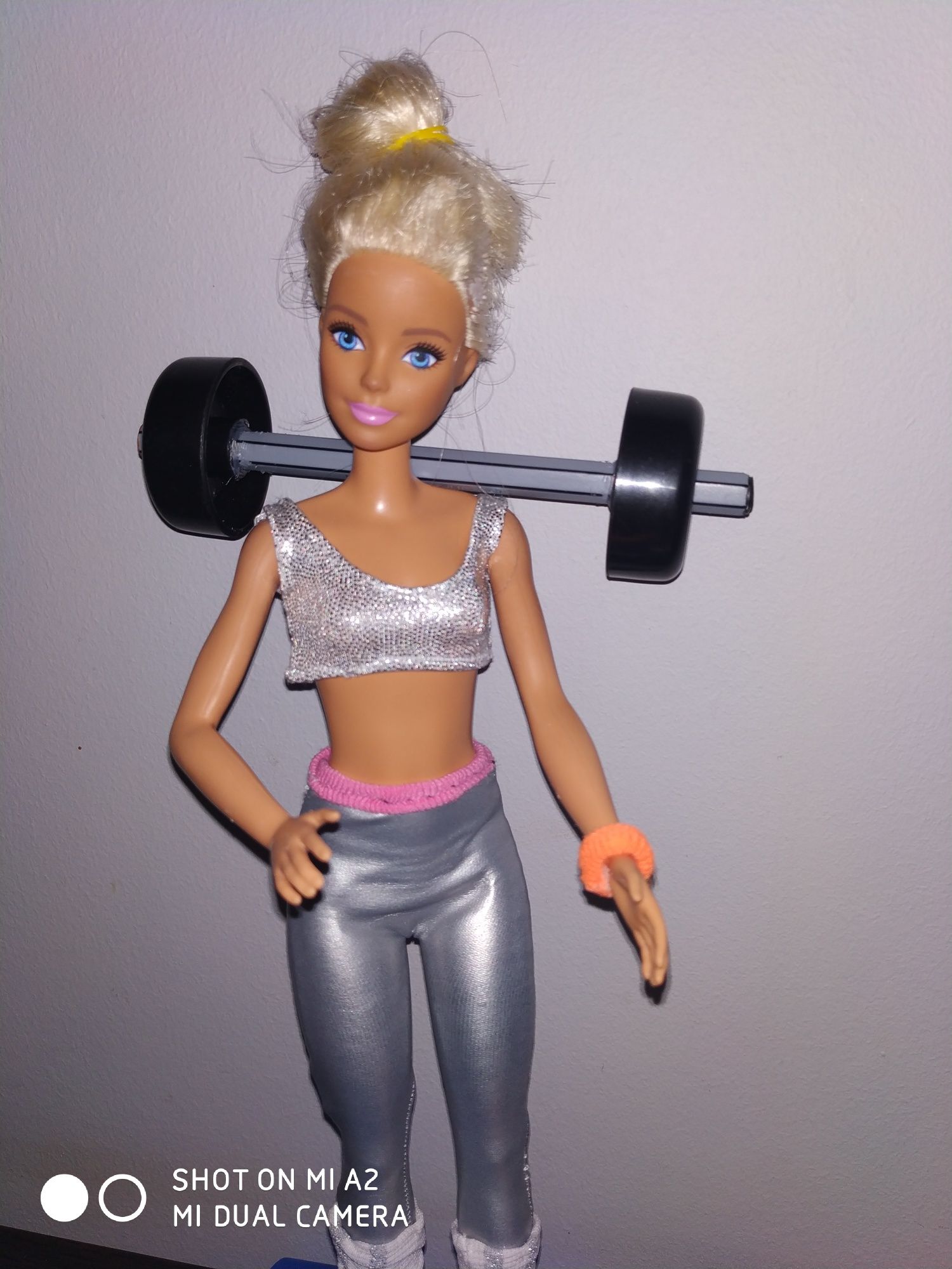 Zestaw fitness dla lalek Barbie akcesoria