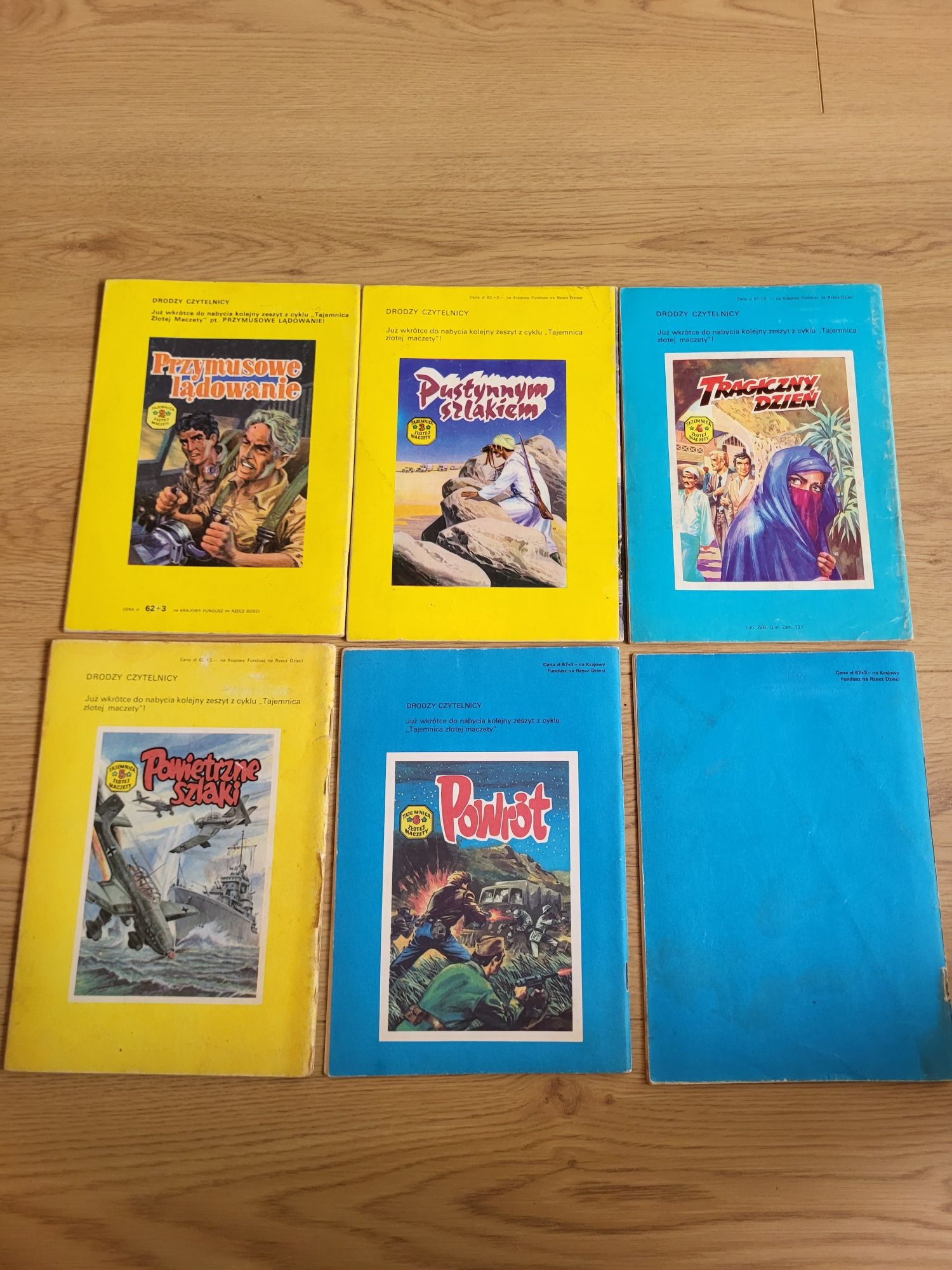 Komiksy z serii Tajemnica Złotej Maczety - cała seria 1-6
