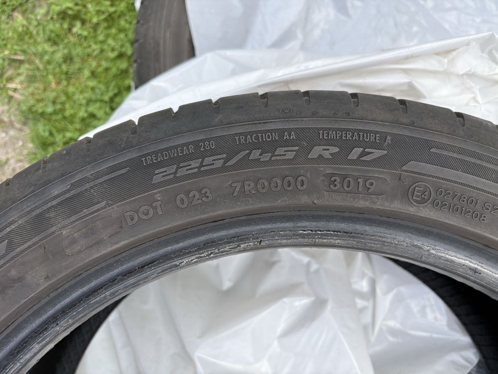 4x Opony 225/45 R17 2019r Apollo aspire XP