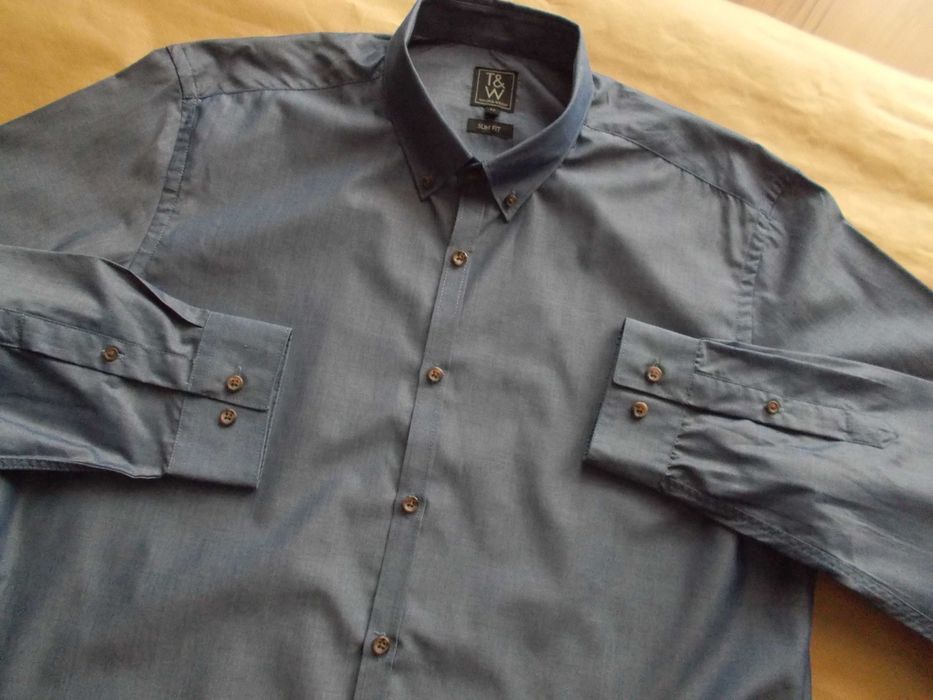 -XL-TYLOR&WRIGHT City Line, Nowa Koszula Męska XL 44 cm UK