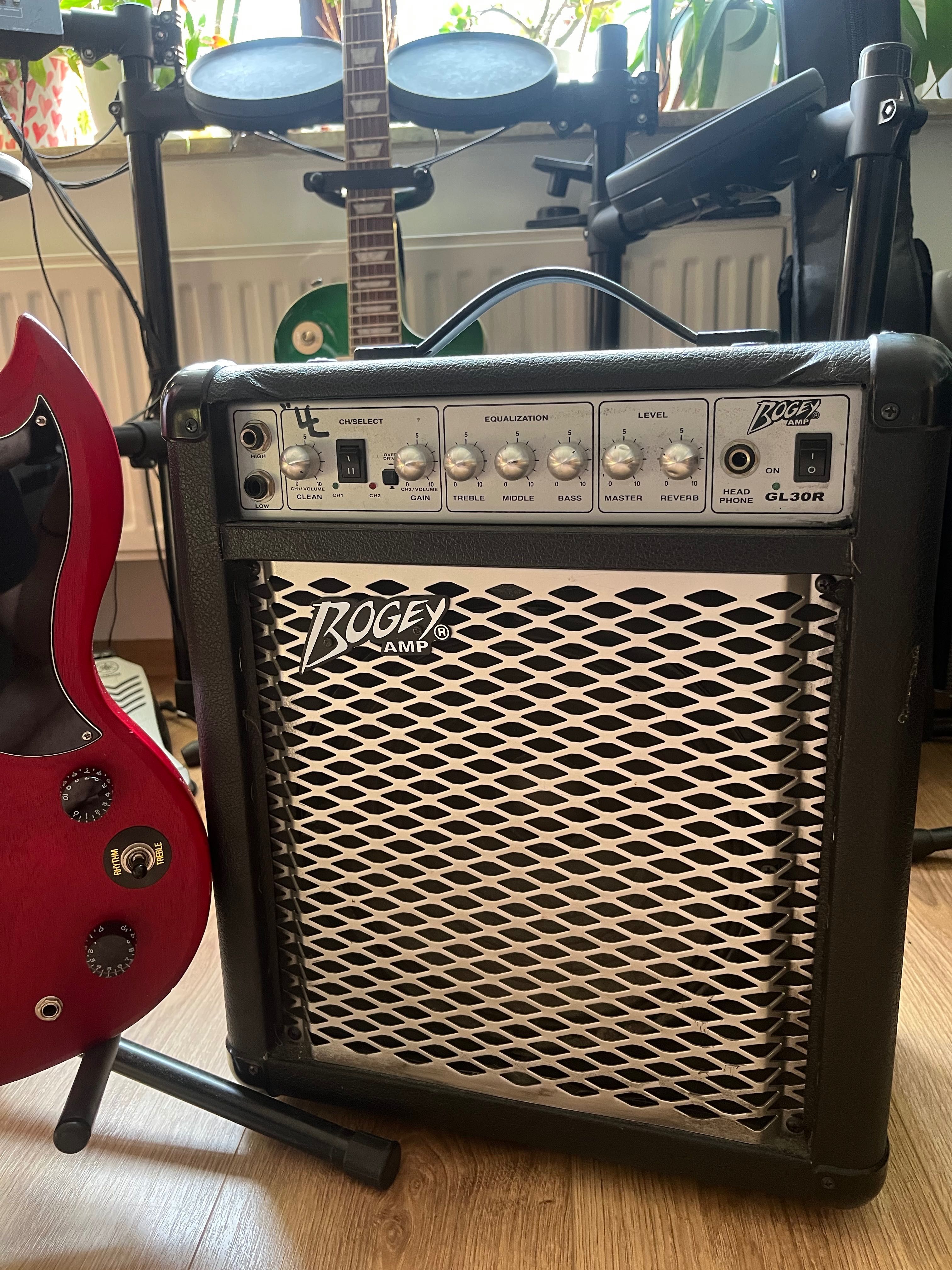 ZESTAW Gitara Elektryczna Epiphone SG + Wzmacniacz Gitarowy Boogey Amp