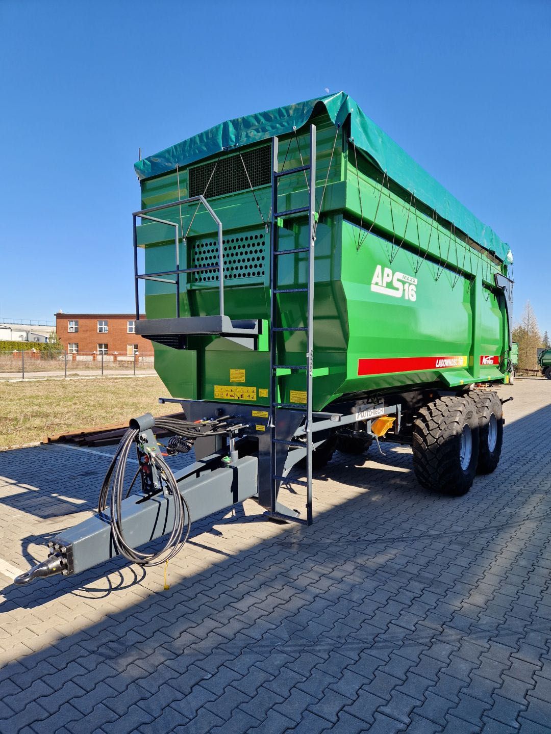 Przyczepa rolnicza skorupowa APS16 ton AUTO-TECH
