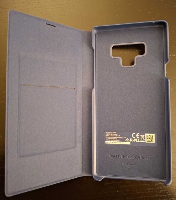 Capa original e nova (nunca usada) Led View Cover para SAMSUNG NOTE 9.