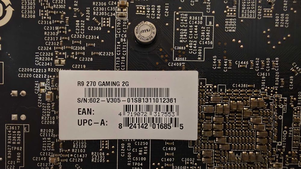 Відеокарта MSI R9 270 2GB Gaming (Twin Frozr)