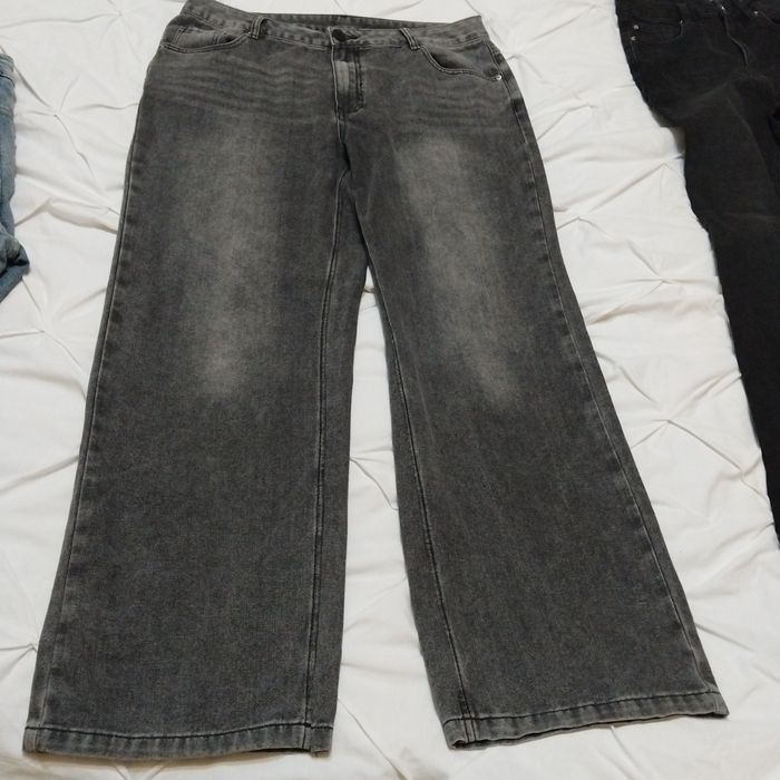 Джинси широкі розміру ххл